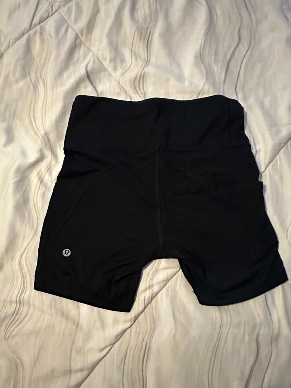 lululemon athletica Black High-Rise Bike Shorts